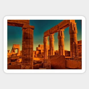 Egypt. Luxor. Karnak Temple. Ruins. Sticker